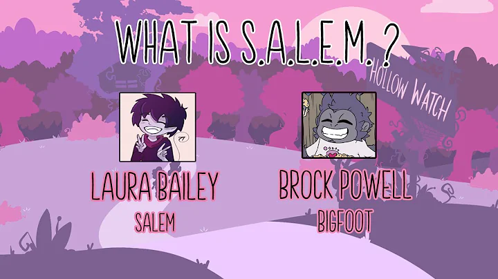 Laura Bailey (Salem) and Brock Powell (Bigfoot) Ta...
