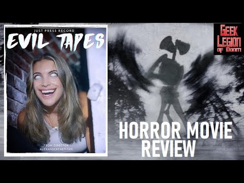 EVIL TAPES 2022 Jess Adams Found Footage Anthology Horror Movie Review