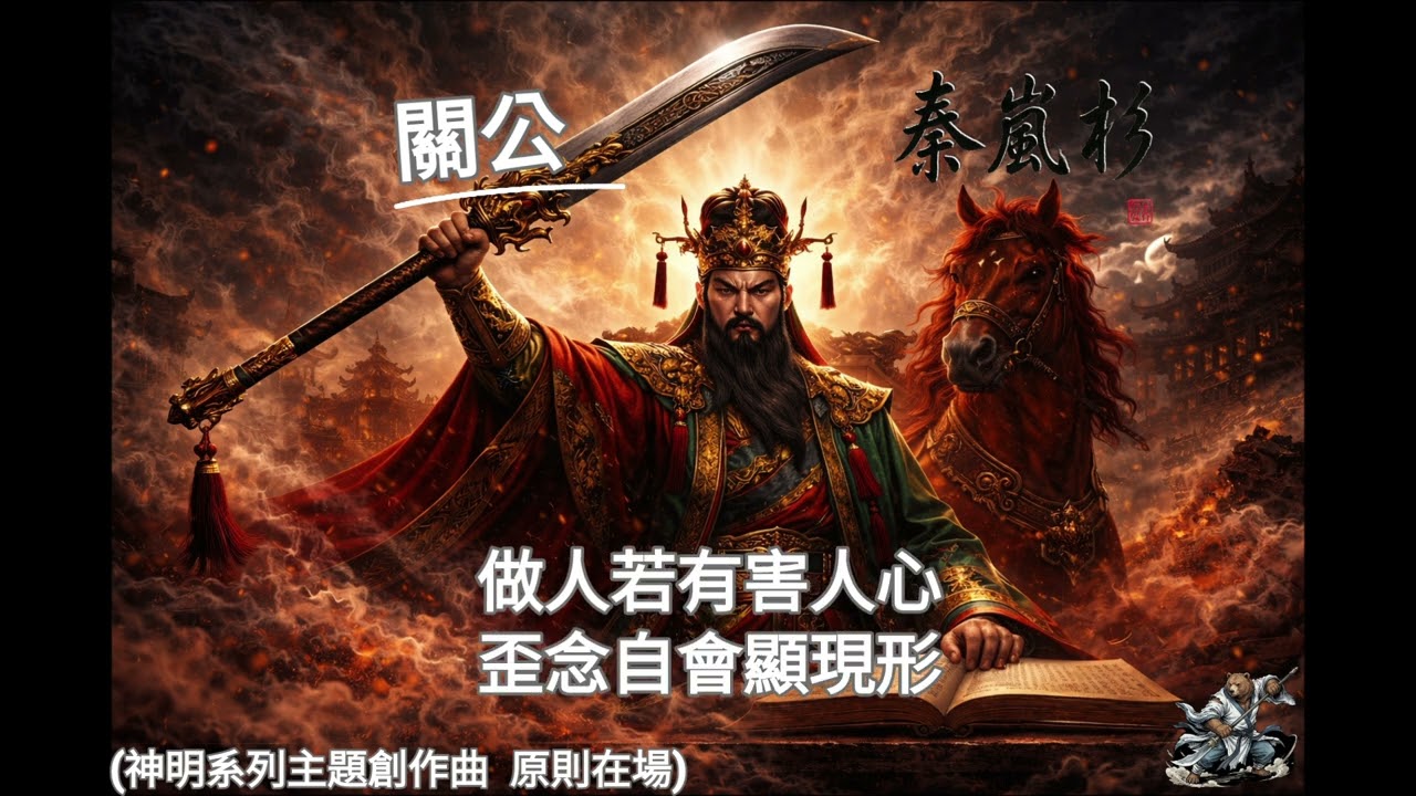 ＜關公＞原則在場｜刀可以斬敵，義只斬己｜神明系列｜主題創作曲｜ 秦嵐衫 #音樂 #秦嵐衫  #關公      #義    #承諾 