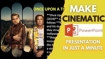 Cinematic PowerPoint Presentation in 2 minutes || Next-Level PPT Design 