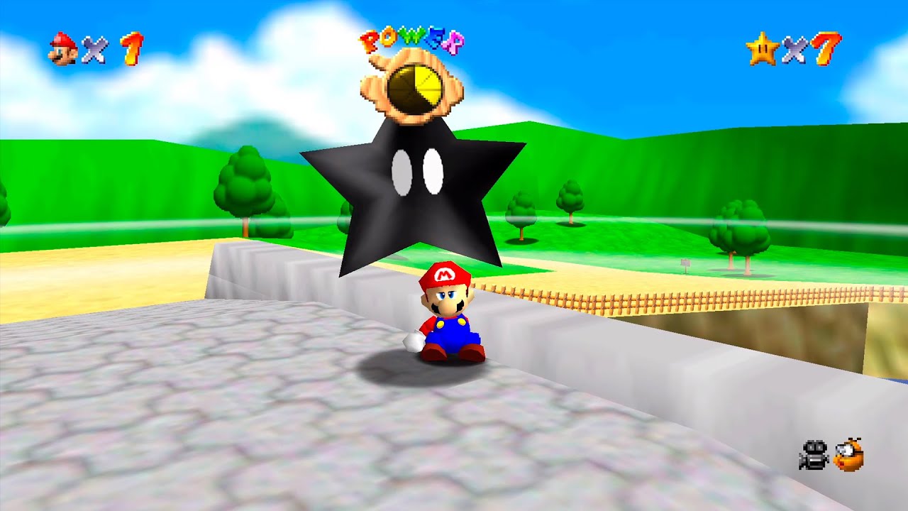 MARIO 64 pero el JEFE FINAL SECRETO me PERSIGUE toda la PARTIDA