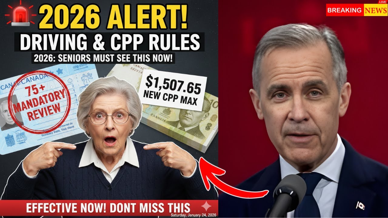 🚨 Canada Driving & CPP ALERT 2026: Seniors Must See This NOW!