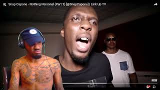 Snap Capone - Nothing Personal| Link Up TV | NoLifeShaq REACTION