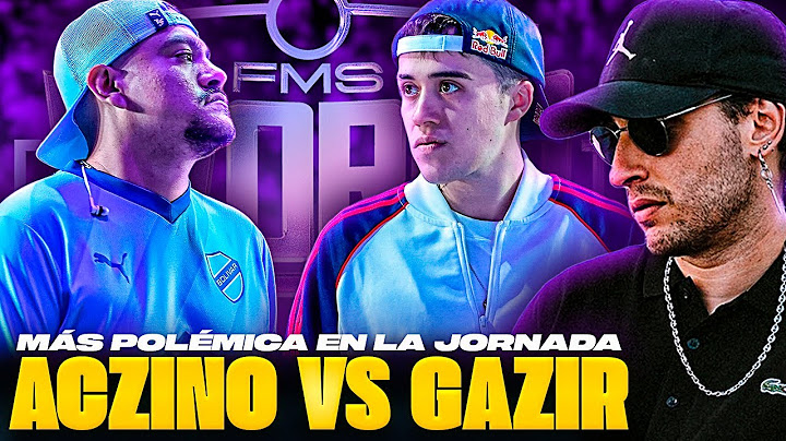 OTRA POLÉMICA ⚠️ BLON REACCIONA A ACZINO VS GAZIR FMS WORLD SERIES