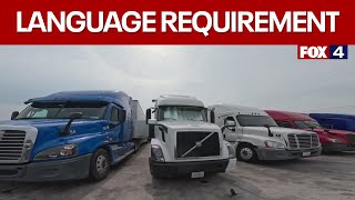 Texas cracks down on truckers who can't speak English