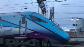 Class 802 Trans Pennine Express Nova 1 arriving at Manchester Piccadilly from Newcastle