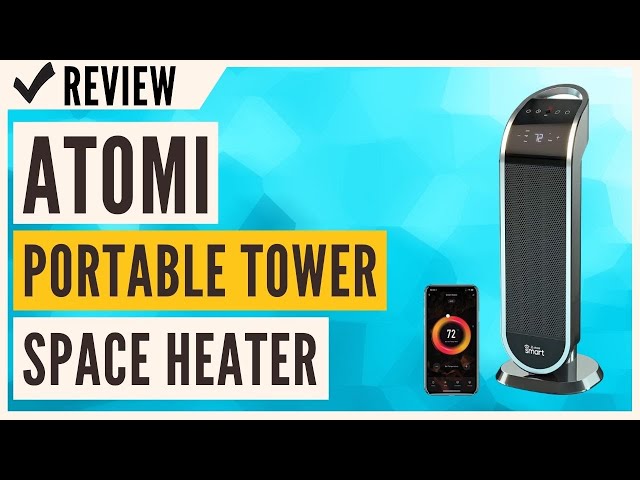 Atomi Smart WiFi Portable Tower Space Heater - 2nd Gen, 1500W Review -  YouTube