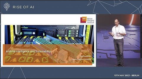 Prof. Dr. Ralf Herbrich | Artificial Intelligence and Energy | Rise of AI Conference 2023