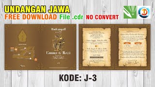 Tutorial on Making Traditional Javanese Wedding Invitations J3 - FREE DOWNLOAD FILE .CDR screenshot 2