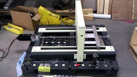 Homemade CNC, X-Axis Test