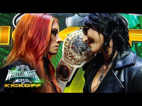 Becky Lynch interrupts Rhea Ripley: WrestleMania XL Kickoff