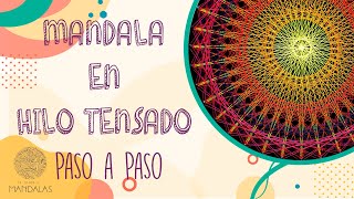 Mandala en Hilo Tensado (Tutorial)