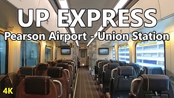 [4K] UP Express Ride From Pearson To Union (Duration 26min)