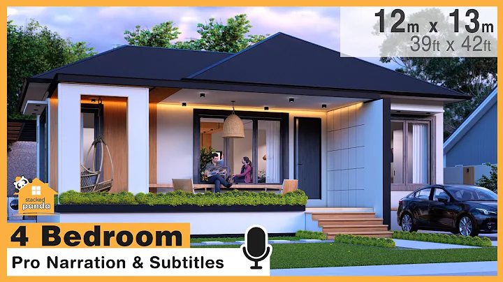 With Professional Voice Over | 4 Bedroom | 12 x 12.8 meters (39by 42ft) Modern House Design 145sqm - DayDayNews