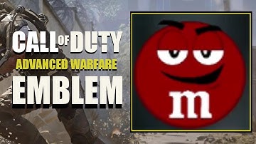 COD AW / Call of Duty Advanced Warfare : M & M Emblem Tutorial