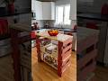 DIY Wooden Pallet Kitchen Island & Storage Rack