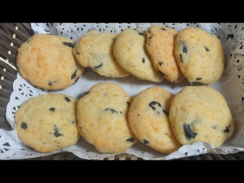 JULIA Y SUS RECETAS: Galletas saladas de queso y aceitunas