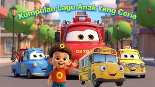 Kumpulan Lagu Anak Yang Ceria – Mobil Pemadam, Naik Bis &amp; Suara Hewan! #laguanakanak