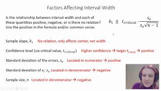 Statistics II: SLR Inference for slope