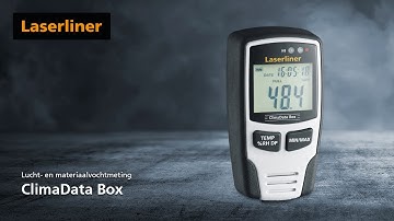 Lucht- en materiaalvochtmeting - Innovatie - ClimaData Box - 082.031A