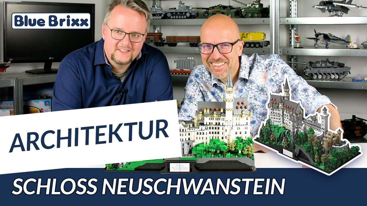 Schloss Neuschwanstein von BlueBrixx - ein Architekturmodell aus 7.438  Teilen! - YouTube