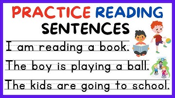 PRACTICE READING SENTENCES / PART 6 / PRESENT PROGRESSIVE FORM OF VERB  / BUILD YOUR READING SKILLS