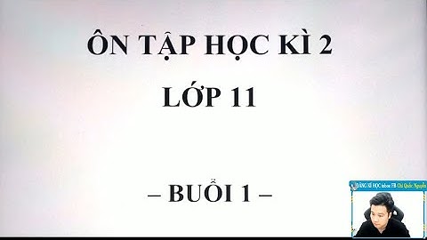 Ôn tập học kì 2 môn toán lớp 11 năm 2024