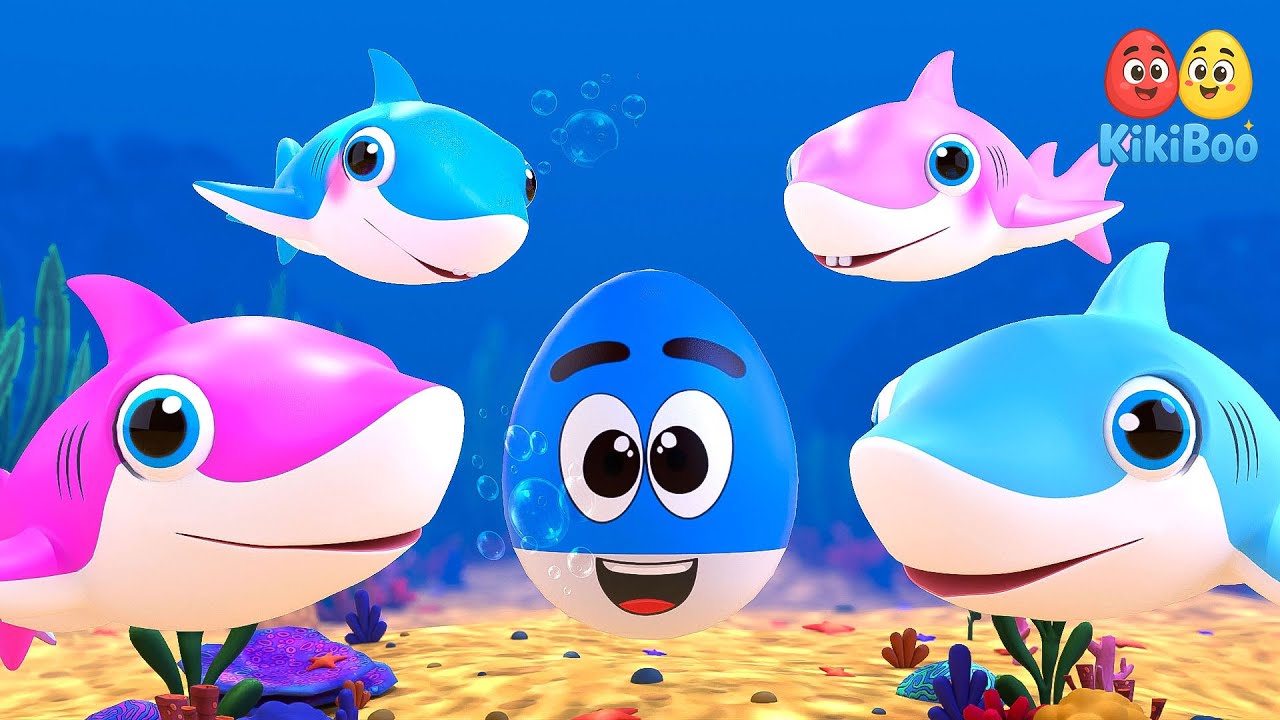 Baby Shark Dance | Play Baby Shark | Kiki Boo Nursery Rhymes
