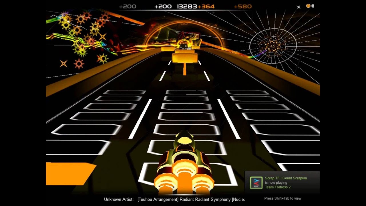 Audiosurf - [Touhou Arrangement] Radiant Radiant Symphony [Nuclear Fusion]