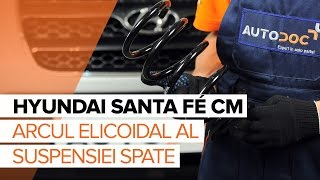 Cum se inlocuiesc arc de suspensie din spate pe HYUNDAI SANTA FÉ CM TUTORIAL | AUTODOC