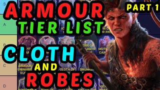 Armor Tier List  Robes Clothes And Cloth  Bg3 Honour Mode Guide  Part 1