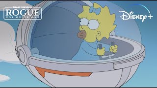 Now Streaming | Maggie Simpson in “Rogue Not Quite One” | Disney+