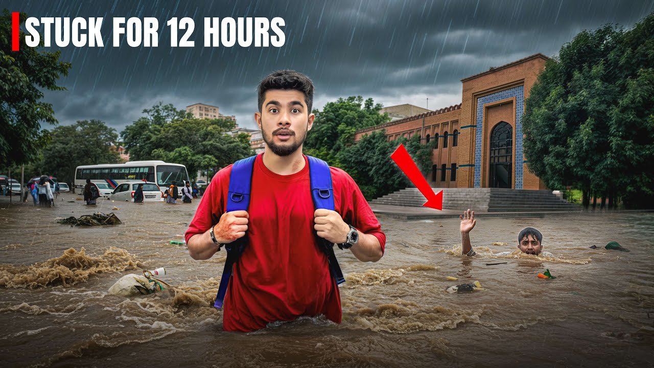 FAST University Students Stuck in Karachi Floods | 19 August Rain Disaster in Karachi