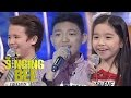 The Voice Kids' Darren, Juan Karlos and Darlene namasko sa The Singing Bee
