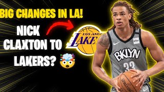 LAKERS MAKE BIG MOVES NICK CLAXTON TRADE LEBRON S SHOCKING STRUGGLE ESPN FEUD EX