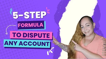 5-Step Formula to Dispute ANY Account on a Credit Report