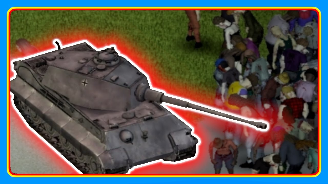 Project Zomboid But I Have A Tank  🍔