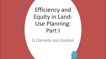 Chapter 8 (Part 1): Land-Use Planning