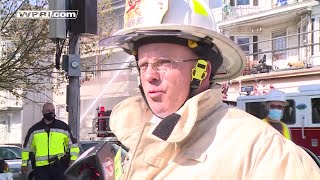 VIDEO NOW: New Bedford Fire fight 3-alarm fire at two triple-deckers