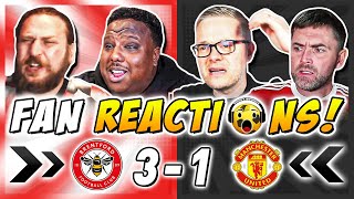 Man United Fans MELTDOWN 🤬 Reactions to Brentford 3-1 Man United | Premier League Fan Reactions