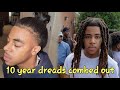10 year dread comb out transformation!