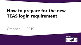 How to prepare for the new TEAS login requirement