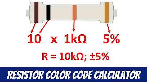 Resistor Color Code Calculator with Examples
