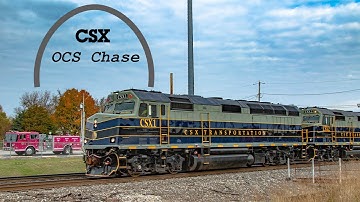 CSX F40s OCS Chase