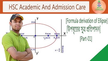 [14] Formula Derivation of Ellipse | Part 01 | Ellipse | Conics | Bangla Tutorial