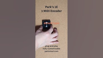 1E (one encoder) midi controller hands on video - plug and play
