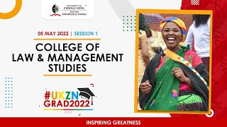 UKZN Graduation | 05 May 2022 | Session 1
