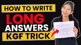 How to write long Answers in English || Best Tips and Tricks || Board Exams