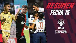 GOLEADAS, TRIUNFOS AGÓNICOS Y MUCHA EMOCIÓN | Resumen con los goles de la Fecha 15 de la Liga1 2024