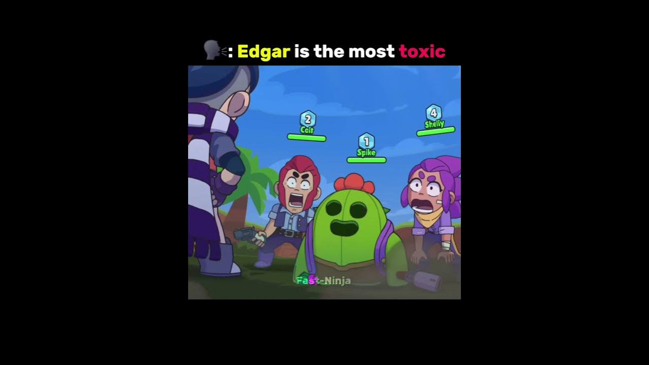Most toxic brawler 💀 | #brawlstars #edit #brawl #supercell #fyp #shortvideo #shorts #edgar